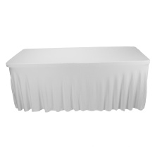 Amazon Activities and Party City Supplies White Ruffled Mesa de casamento saias